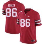 Men's Ohio State Buckeyes #86 Chris Booker Red Nike NCAA College Football Jersey June KYZ5244JZ